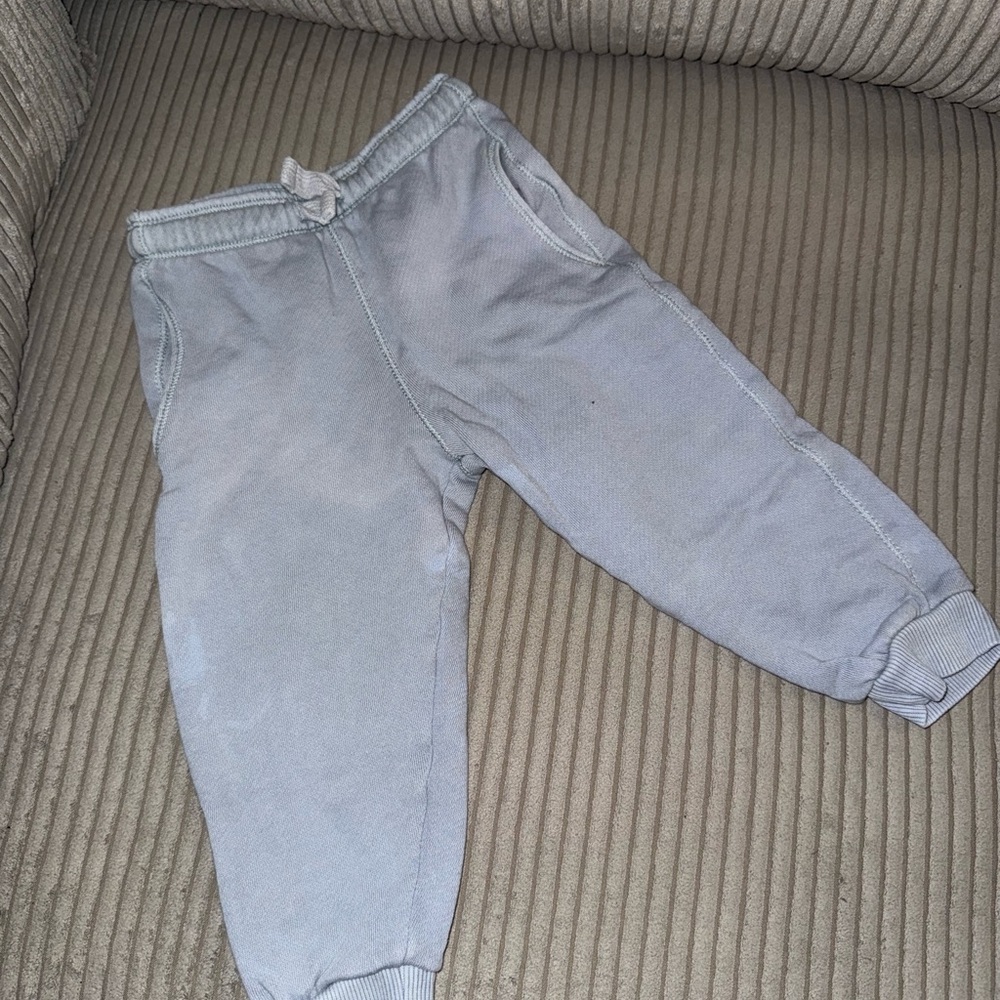 Zara Kids Light Gray Sweatpants